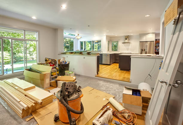 Professional Kitchen Island Installation technician working in Merion Station, PA